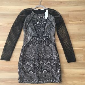 Mustard Seed Black Lacey dress